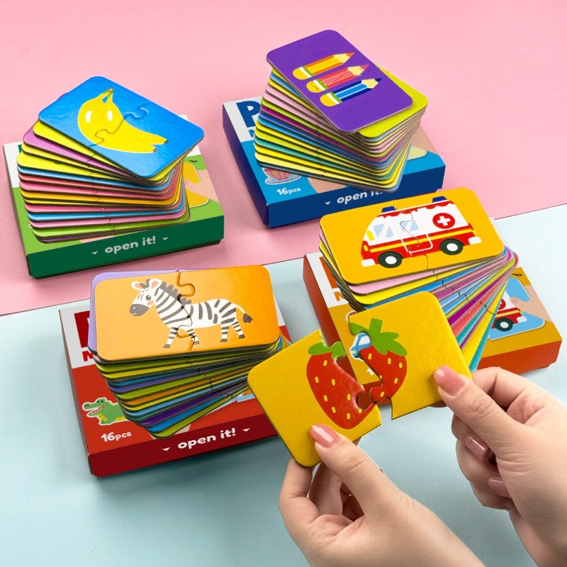Kids Educational Games Learn English - Montessori Kartları Eğitici Oyuncaklar Çocuklar İçin