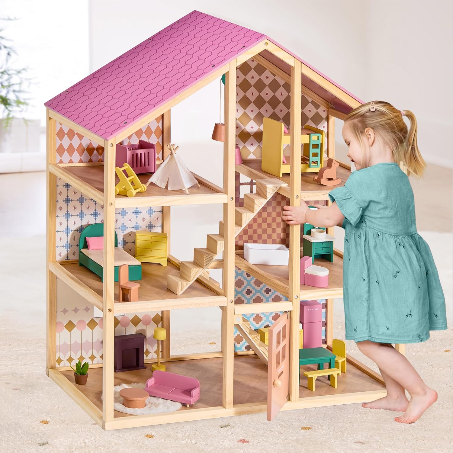 Montessori Shelf Toy - Çocuklar için Montessori Kitap ve Oyuncak
