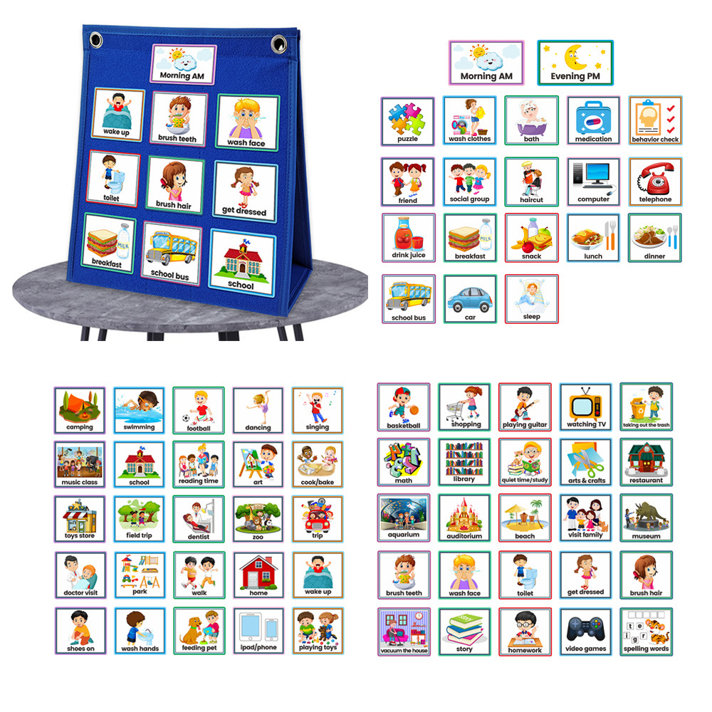Kids Education Board - Yeni Varış Çift taraflı Kendinden ayakta