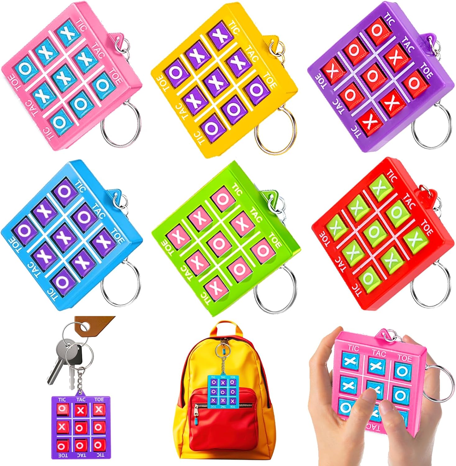 Kids Education Number - 1/8 adet Tic Tac Toe Oyunu