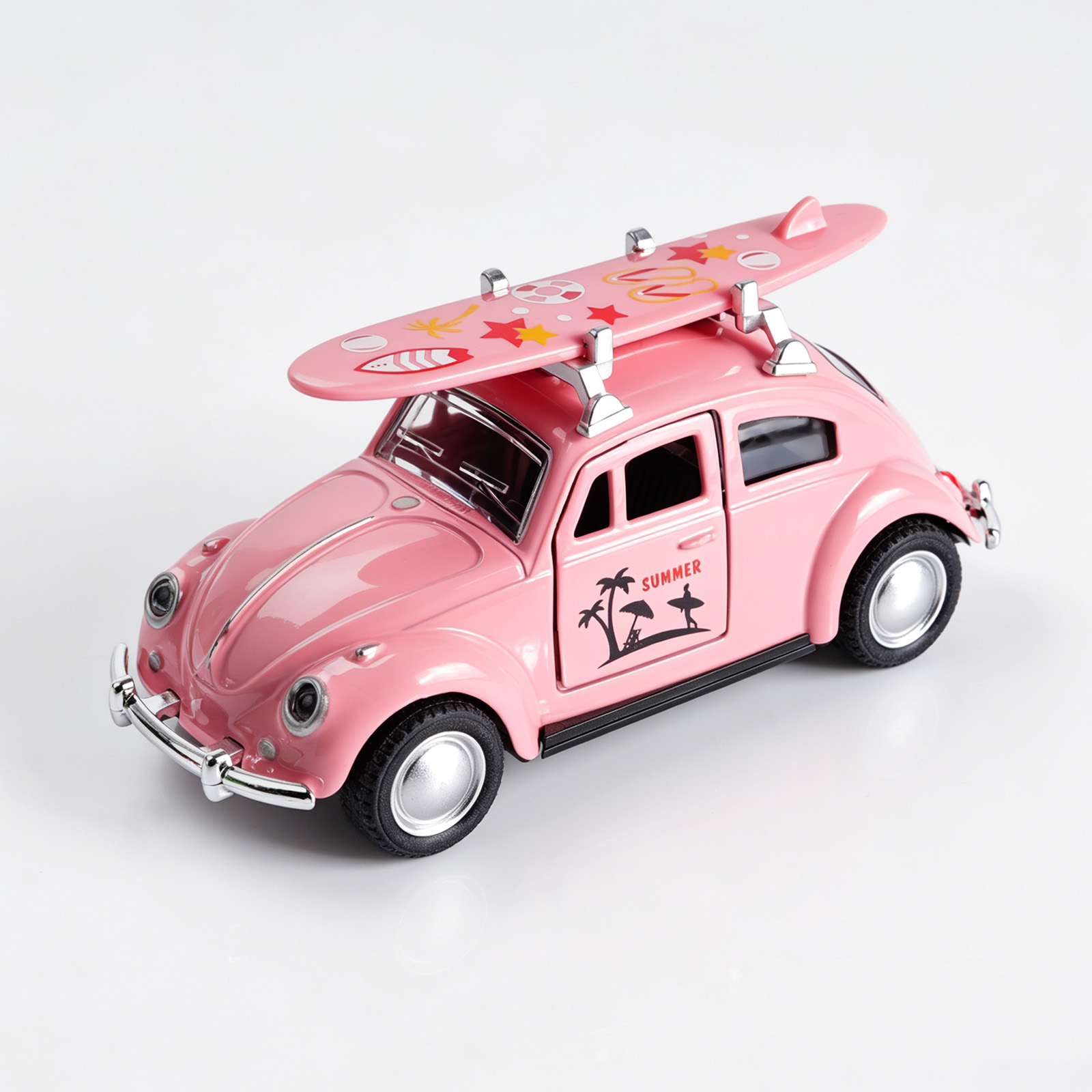 Online Educational Games For Kids - 1:36 Pembe Volkswagen Beetle Döküm Araba,