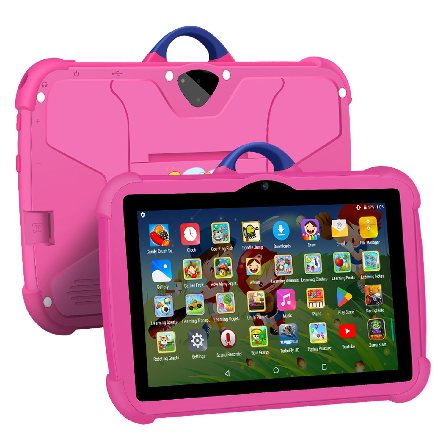 Kids Educational Games Learn English - Yeni Karikatür Desen Çocuk Tablet 7