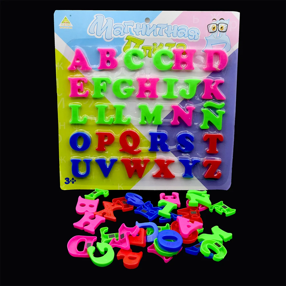Magnetic Letter Board - İspanyolca mıknatıslar buzdolabı alfabe ABC manyetik