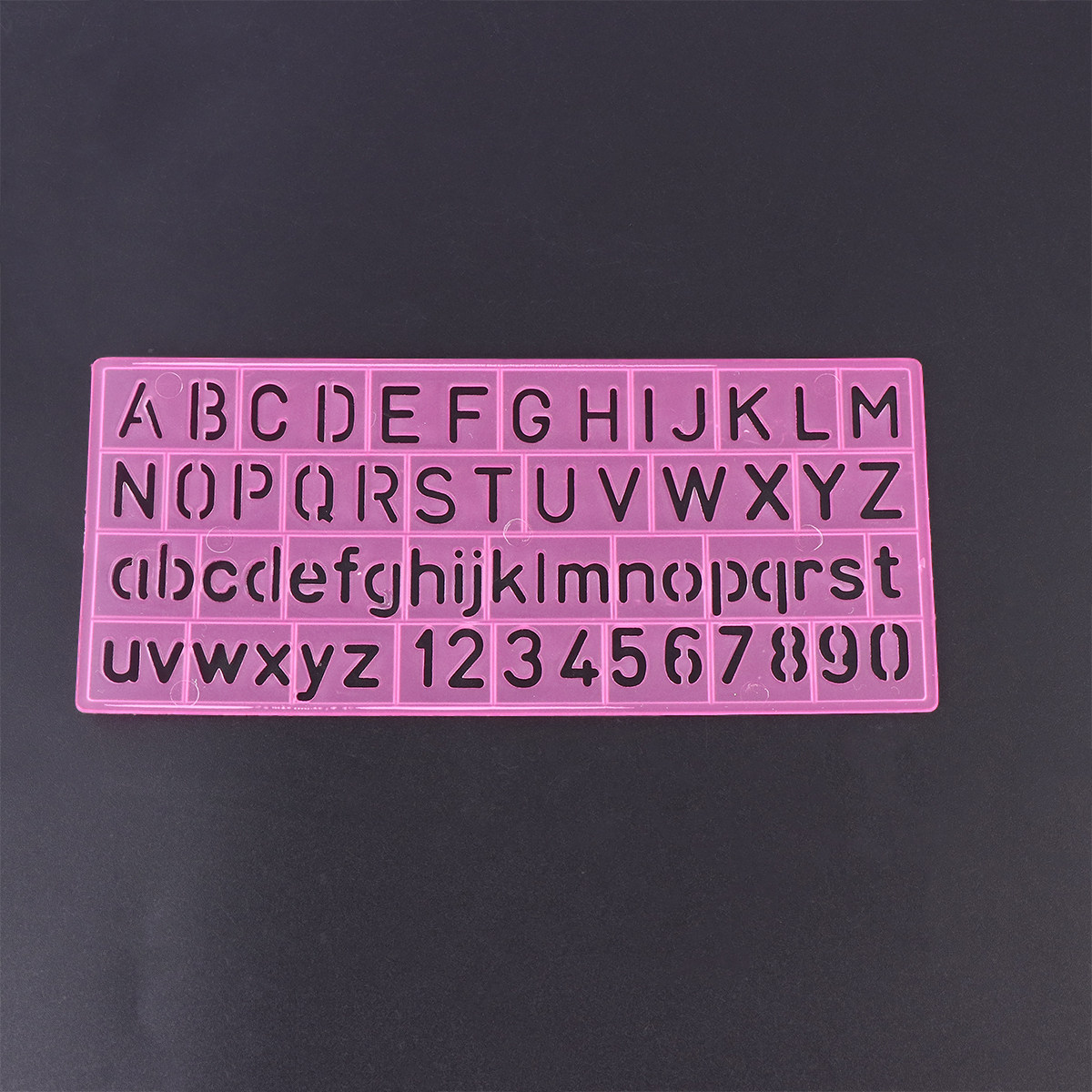 Kids Educational - Alphabet Numbers & More - 4 adet plastik Graffiti cetveller alfabe