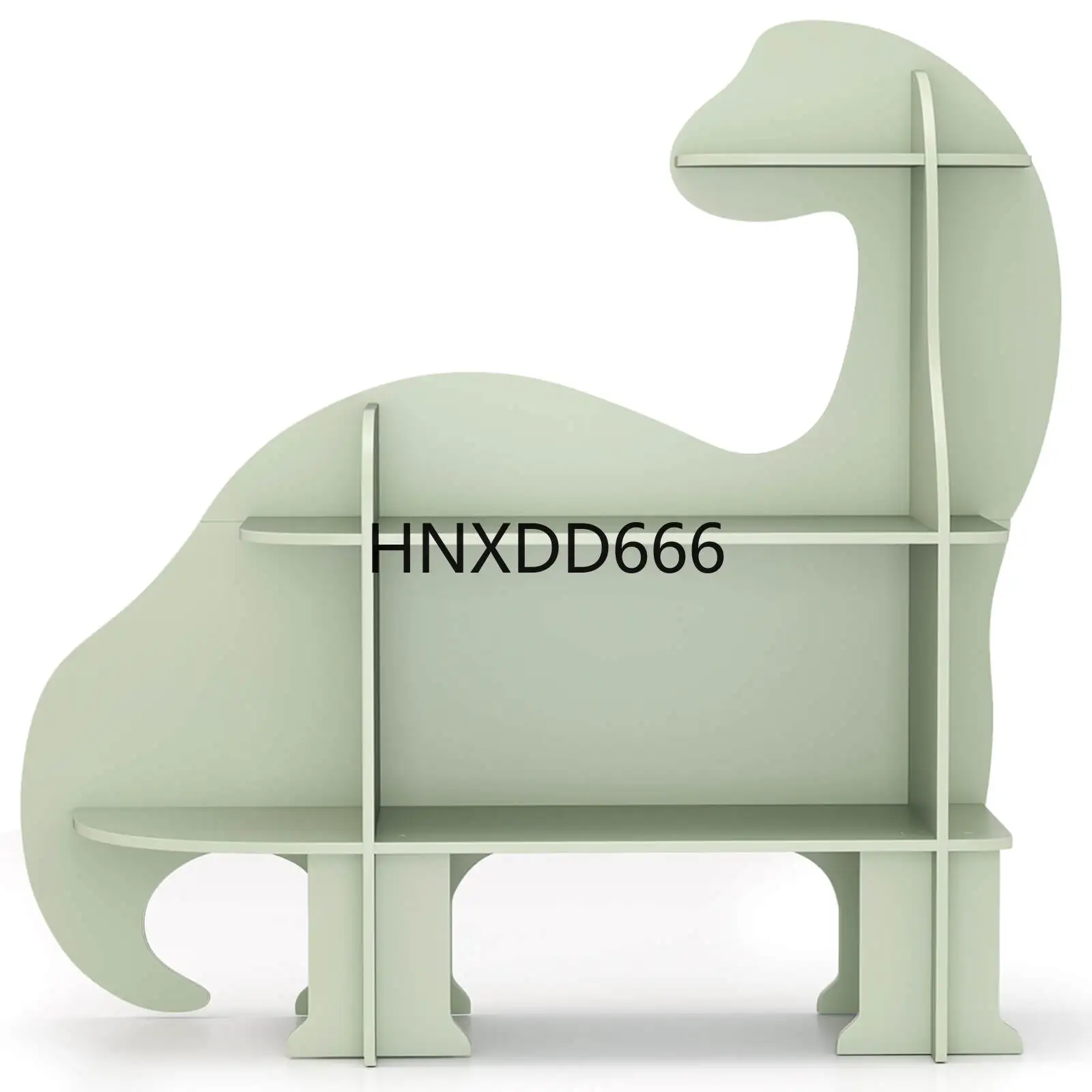 Montessori Shelf Toy - 3 Katmanlı Dinozor Çocuk Kitaplık Oyuncak