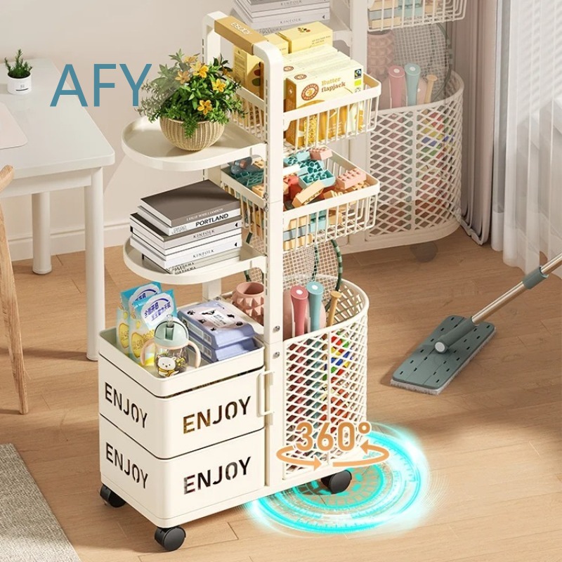 Montessori Shelf Toy - Çok Katmanlı Çocuk Oyuncak Saklama Düzenleyici,