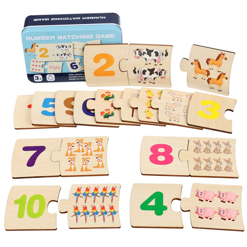 Kids Education Board - Çocuklar İçin Demir Kutu Numaralı Aydınlatıcı