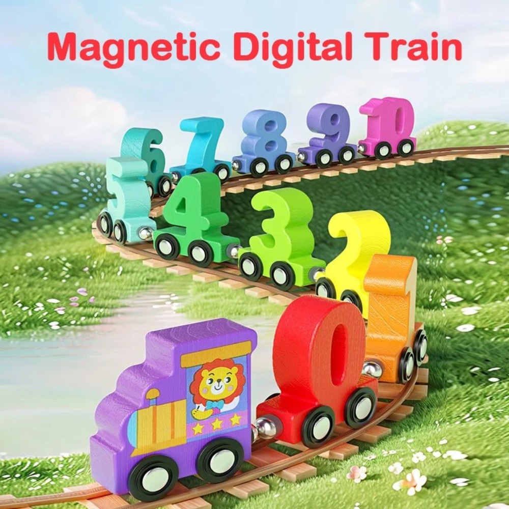 Kids Education Number - 1 takım 0-10 numara dijital tren