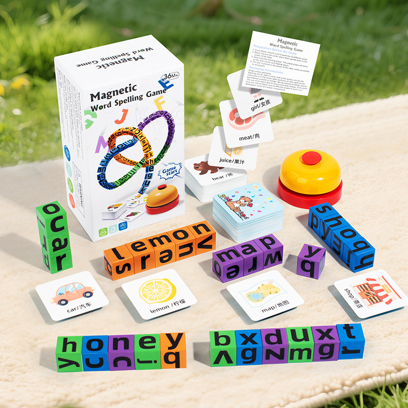Kids Educational Games Learn English - 4 Oyunculu Çocuklar İçin Manyetik Kelime