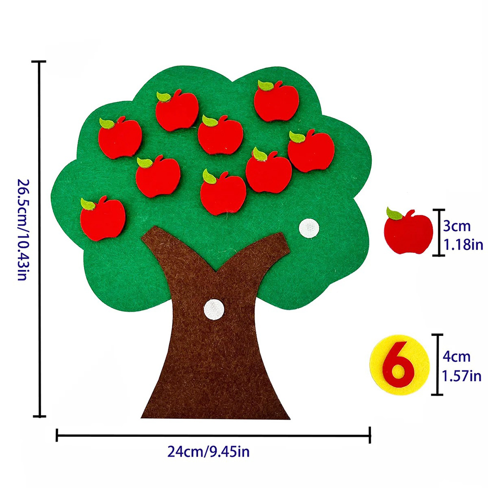 Montessori Meyve Ağacı Sayma O - Kids Education Number incelemesi ve fiyatı