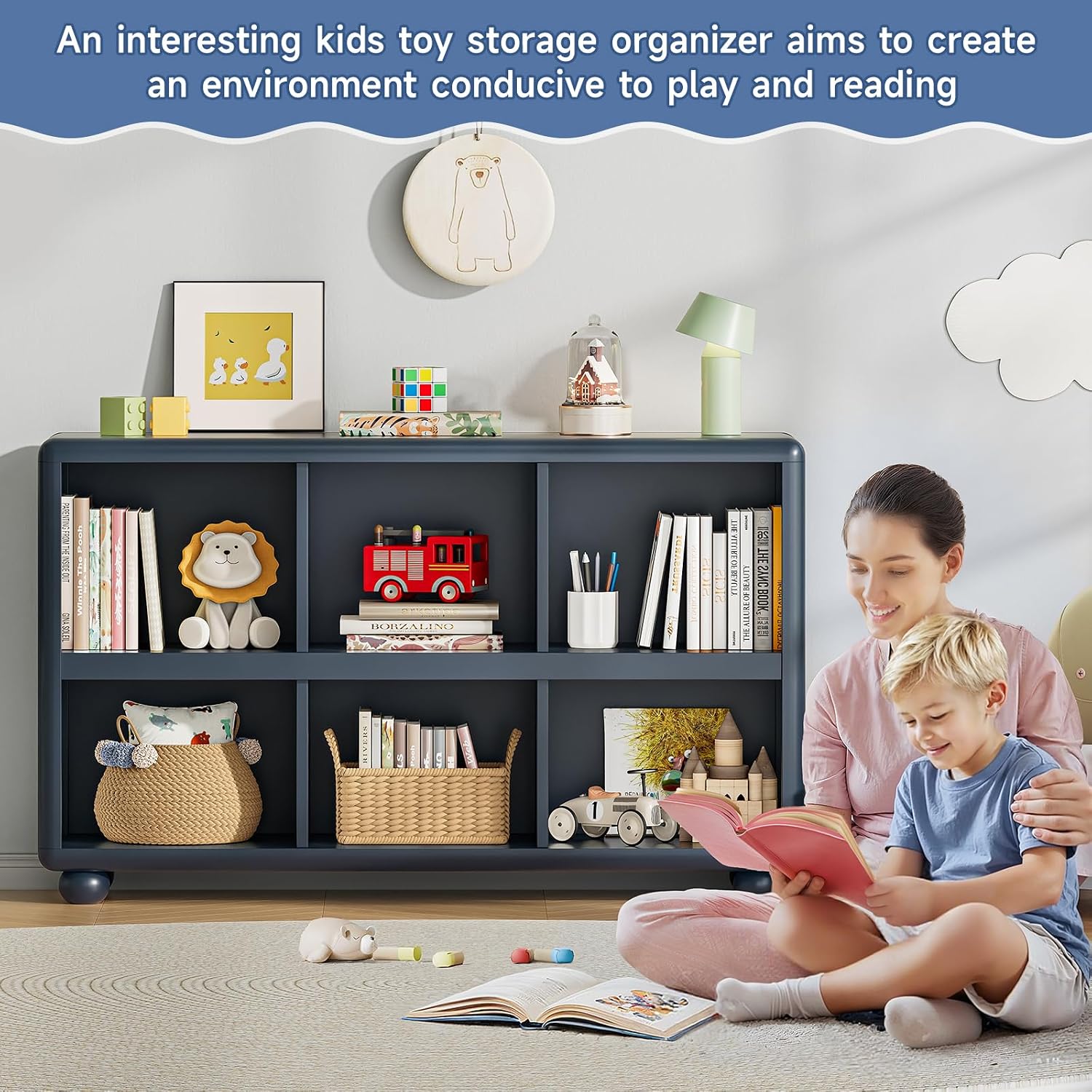 Çocuk Depolama Rafı 6 Küplü Oy - Montessori Shelf Toy incelemesi ve fiyatı