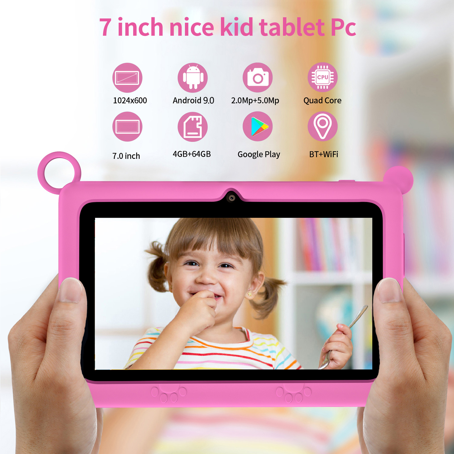 BDF Çocuk Tableti Yeni 7 İnç G - Kids Educational Games Learn English incelemesi ve fiyatı