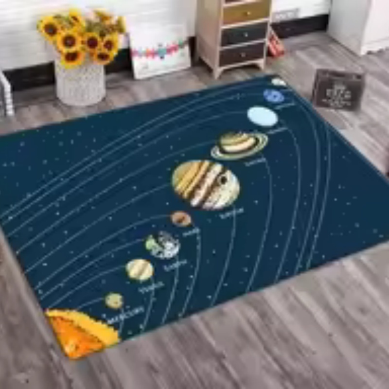 Siyah Zeminli Güneş Sistemi Ge - Kids Education Background incelemesi ve fiyatı
