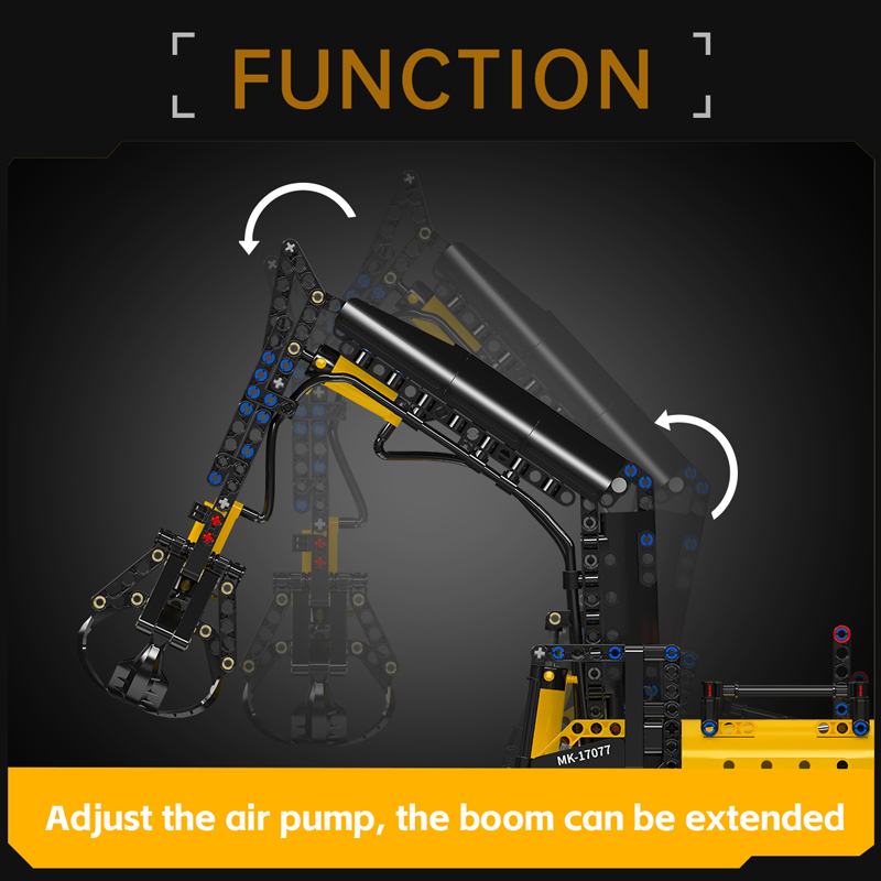 Teknik MOC Buldozer Ekskavatör - Kids Education Login incelemesi ve fiyatı