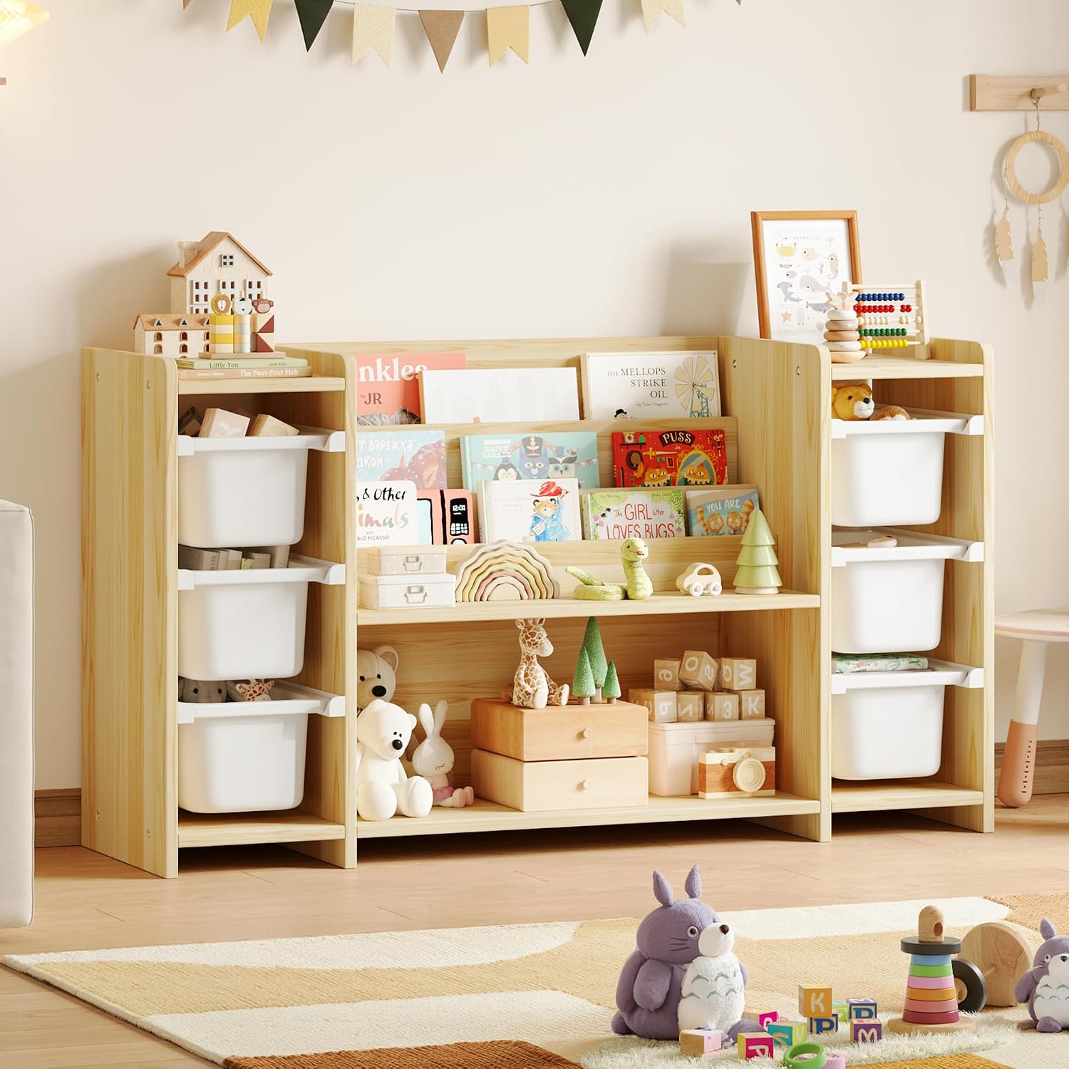 Çocuk Oyuncak Saklama Düzenley - Montessori Shelf Toy incelemesi ve fiyatı