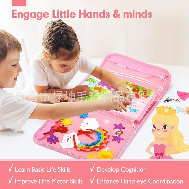 Prenses Montessori Keçe Aktivi - Kids Education Board incelemesi ve fiyatı