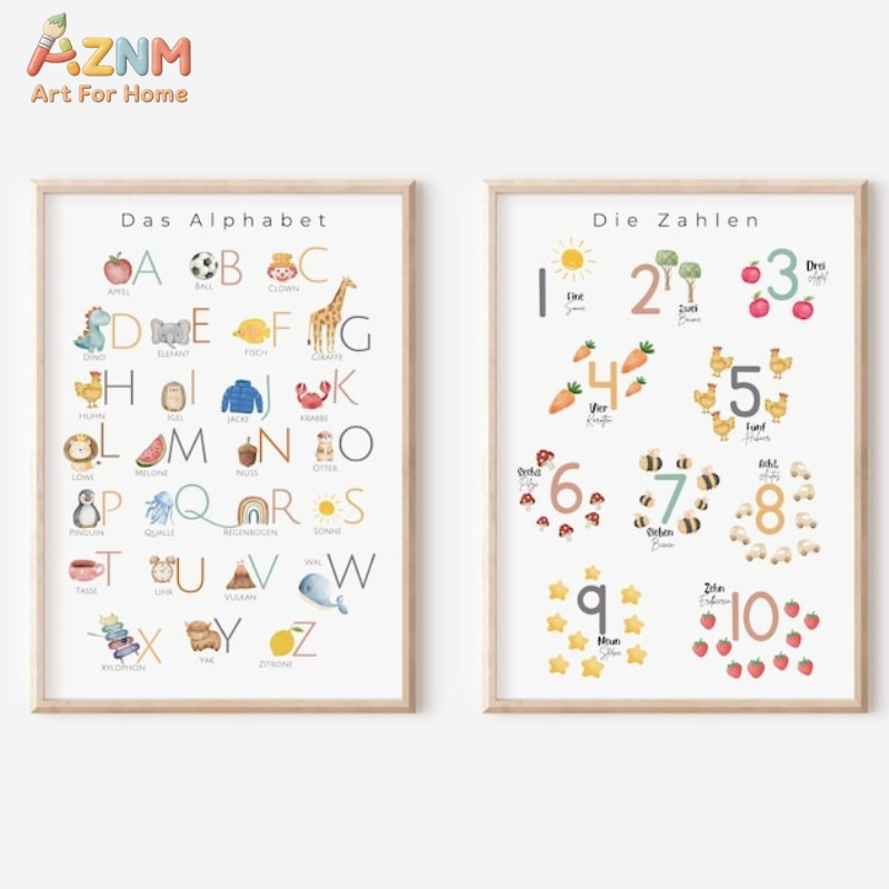 AZNM Alman Alfabesi Sayıları K - Kids Educational - Alphabet Numbers & More incelemesi ve fiyatı