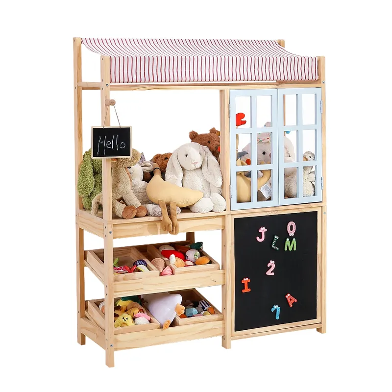 Masif Ahşap Çocuk Oyuncak Depo - Montessori Shelf Toy incelemesi ve fiyatı