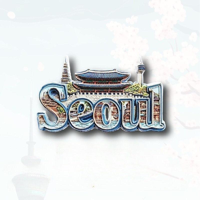 Seul Gyeongbokgung & Namsan Ku - Magnetic Letter Board incelemesi ve fiyatı