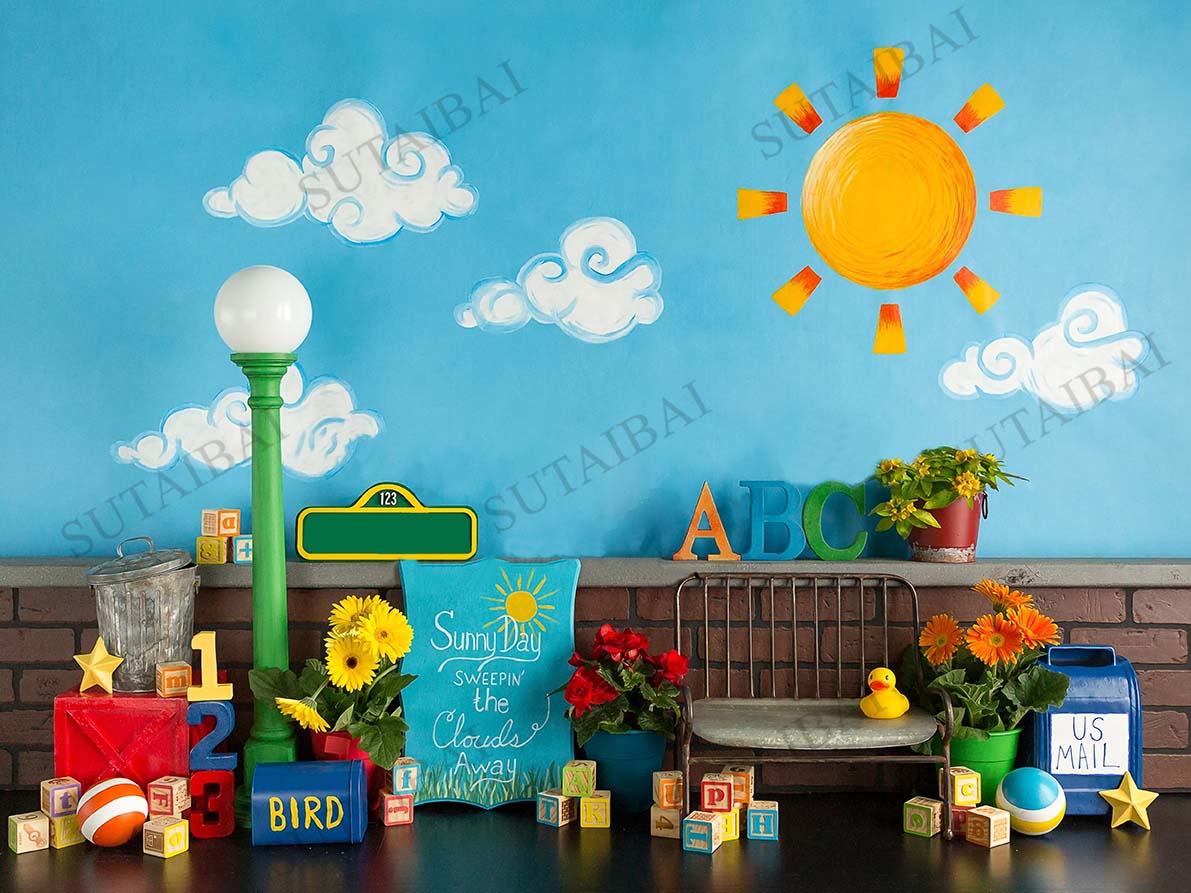 ABC Okula Dönüş Fotoğraf Backd - Kids Education Background incelemesi ve fiyatı