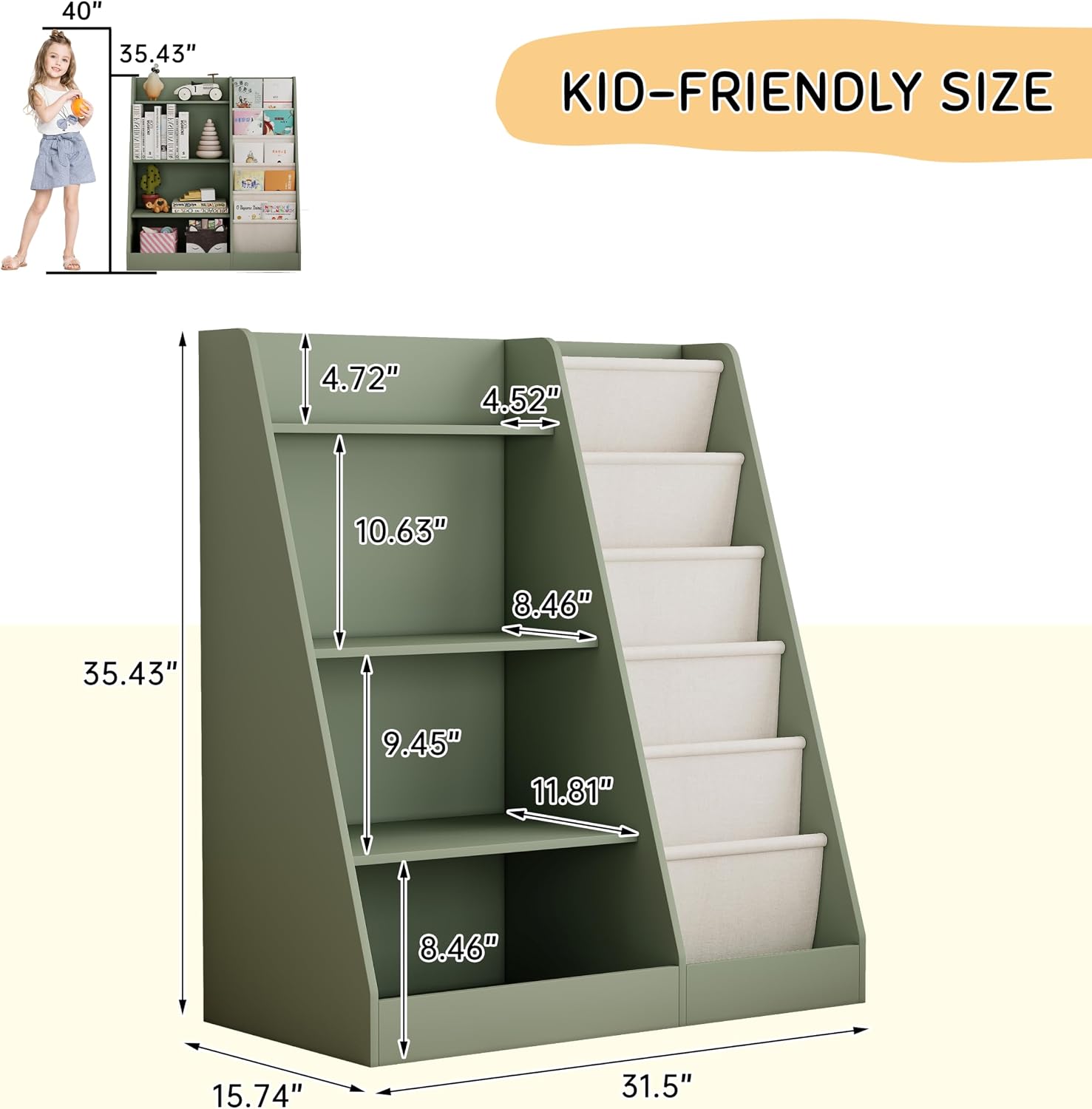 2'si 1 Arada Çocuk Kitaplık ve - Montessori Shelf Toy incelemesi ve fiyatı