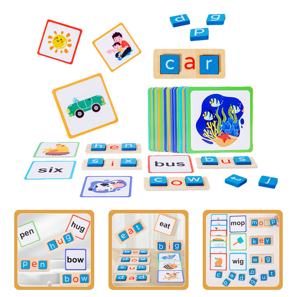 1 Set Alfabe Yazım Oyunu Ahşap - Kids Educational Games Learn English incelemesi ve fiyatı