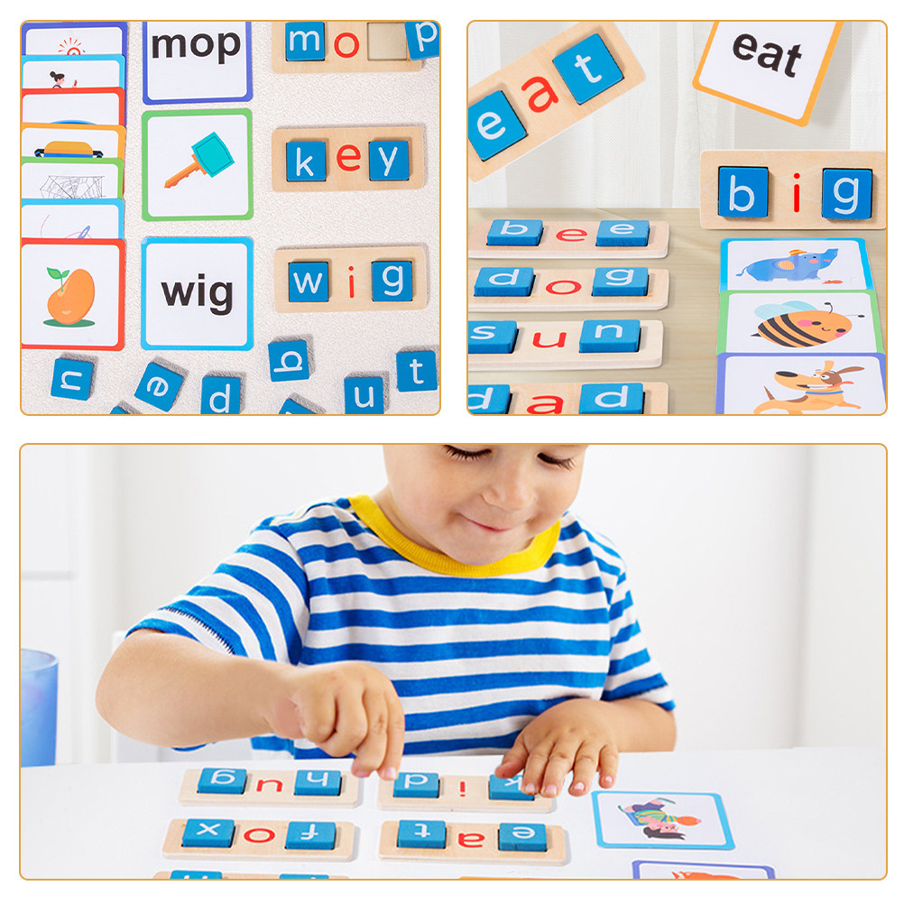 1 Set Alfabe Yazım Oyunu Ahşap - Kids Educational Games Learn English incelemesi ve fiyatı