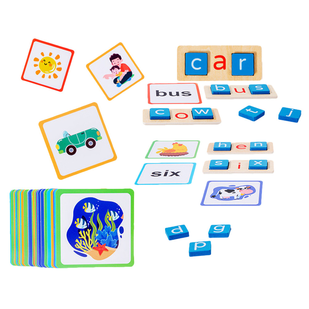 1 Set Alfabe Yazım Oyunu Ahşap - Kids Educational Games Learn English incelemesi ve fiyatı