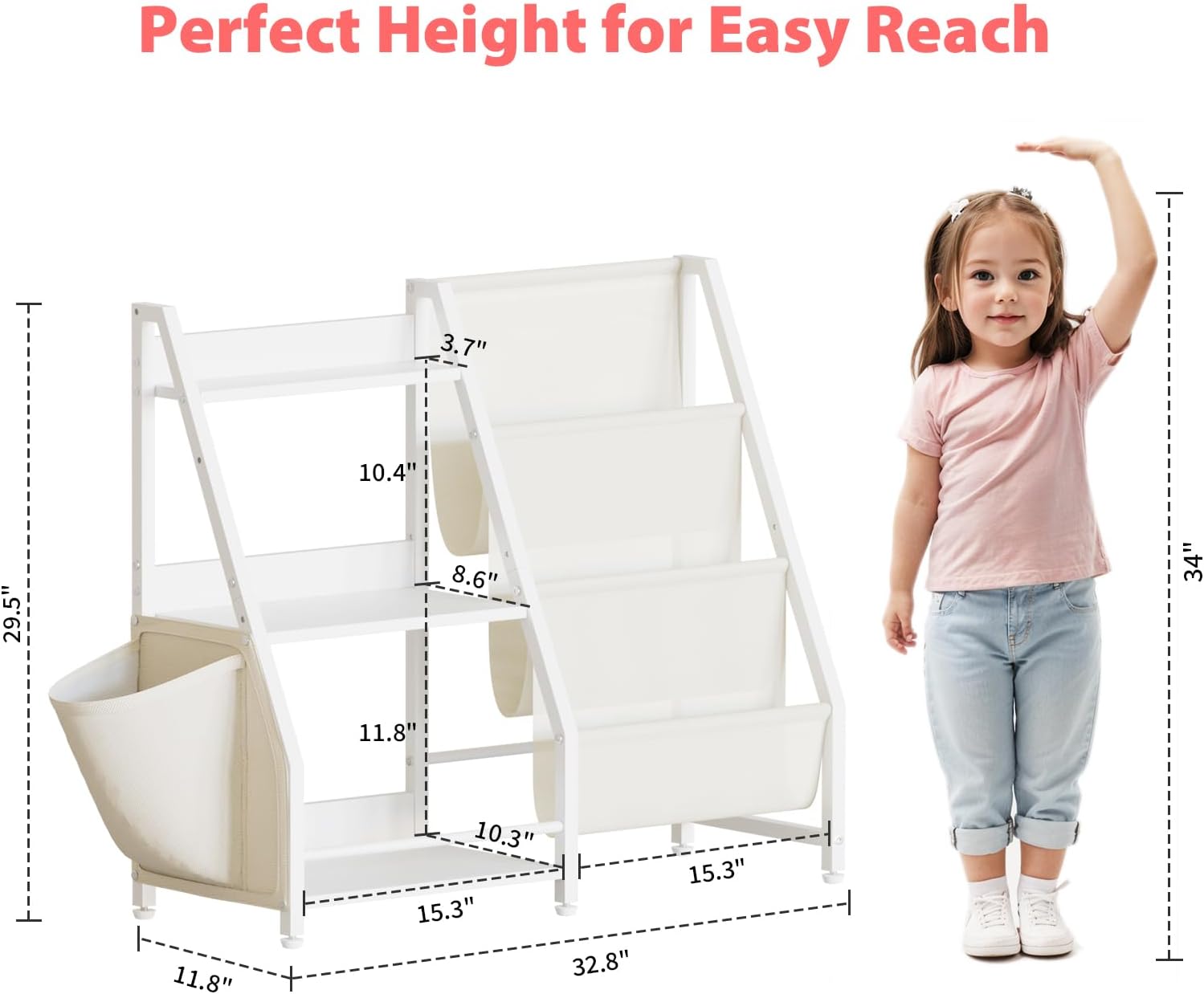 3 Katlı Çocuk Kitaplığı ve Oyu - Montessori Shelf Toy incelemesi ve fiyatı